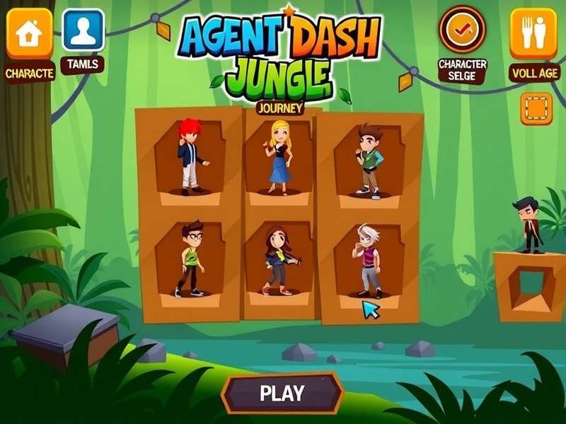 Agent Dash Jungle Journey gameplay screenshot